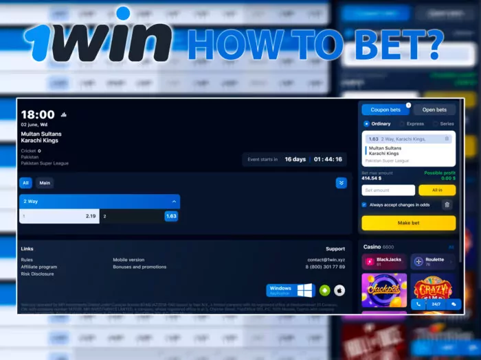 1win betting